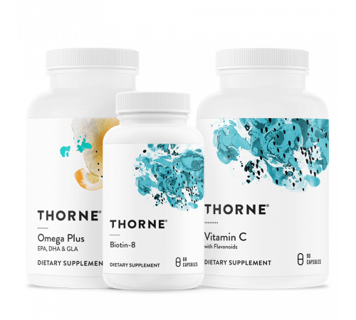 Набор для здоровья кожи, волос и ногтей, Thorne 