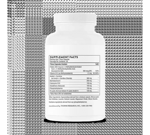 Нейрохондрия, Nerve Support Complex (Neurochondria), Thorne, 90 капсул