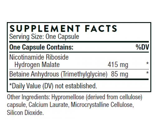 Никотинамид рибозид, NiaCel 400, Thorne Research, 60 капсул