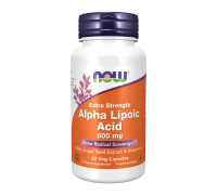 Альфа-липоевая кислота, Alpha Lipoic Acid, Now Foods, 60 капсул