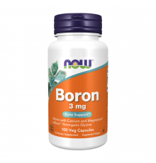 Бор 3 мг, Boron 3 mg, Now Foods, 100 капсул