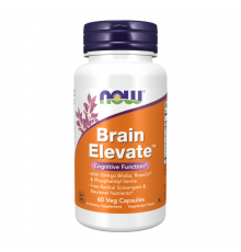 Активатор мозга, Brain Elevate, Now Foods, 60 капсул