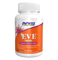 Мультивитамины для женщин Ева, EVE Women's Multi, Now Foods, 90 таблеток