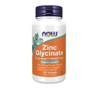 Глицинат цинка, Zinc Glycinate, Now Foods, 120 капсул