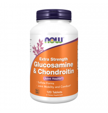 Глюкозамин и хондроитин, Glucosamine & Chondroitin, Now Foods, 120 таблеток