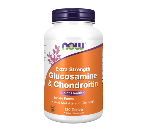 Глюкозамин и хондроитин, Glucosamine & Chondroitin, Now Foods, 120 таблеток