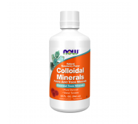 Коллоидные минералы со вкусом малины, Colloidal Minerals, Now Foods, 946 мл