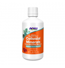 Коллоидные минералы со вкусом малины, Colloidal Minerals, Now Foods, 946 мл