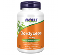 Кордицепс, Cordyceps, Now Foods, 90 капсул