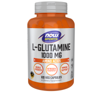 L-глутамин, L-Glutamine, Now Foods, 120 капсул