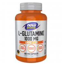 L-глутамин 1000 мг, L-Glutamine 1000 mg, Now Foods, 120 капсул