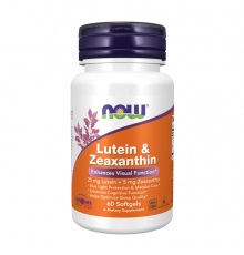 Лютеин и зеаксантин, Lutein & Zeaxanthin, Now Foods, 60 капсул