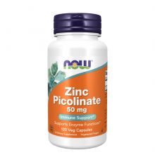 Пиколинат цинка, Zinc Picolinate 50 mg, Now Foods, 120 капсул