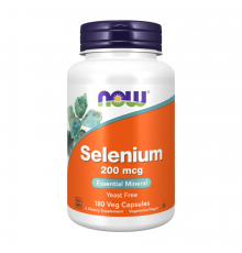 Селен 200 мкг, Selenium 200 mcg, Now Foods, 180 капсул
