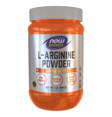 L-Аргинин, L-Arginine Powder, Now Foods, 454 г