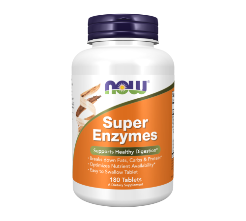 Супер Ферменты, Super Enzymes, Now Foods, 180 таблеток