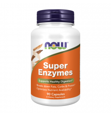 Супер Энзимы, Super Enzymes, Now Foods, 90 капсул