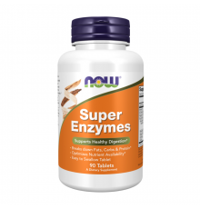 Супер ферменты, Super Enzymes, Now Foods, 90 таблеток
