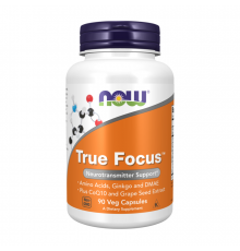  Добавка для поддержки памяти, True Focus, Now Foods, 90 вегетарианских капсул