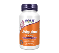 Убихинол, Ubiquinol, Now Foods, 60 таблеток