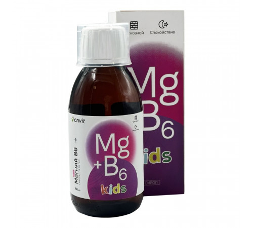 Магний хелат комплекс + B6 детский, 150 мл, Onvit
