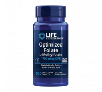 Оптимизированный фолат, Optimized Folate, Life Extension, 100 вегетарианских таблеток
