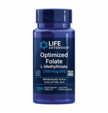 Оптимизированный фолат, Optimized Folate, Life Extension, 100 вегетарианских таблеток
