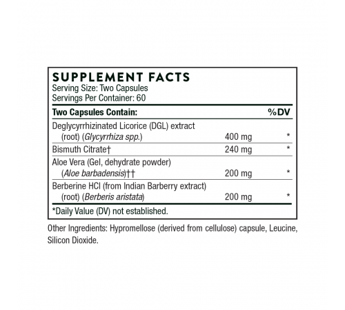 Комплекс для поддержки желудка, Pepti-Guard, Thorne, 120 капсул