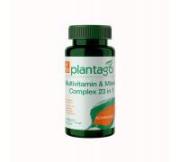 Мультивитаминный и минеральный комплекс, Multivitamin & Mineral Complex 23 in 1, Plantago, 60 таблеток