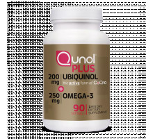 Убихинол 200 мг + Омега-3, Ubiquinol + Omega-3, Qunol, 90 капсул