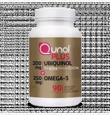 Убихинол 200 мг + Омега-3, Ubiquinol + Omega-3, Qunol, 90 капсул