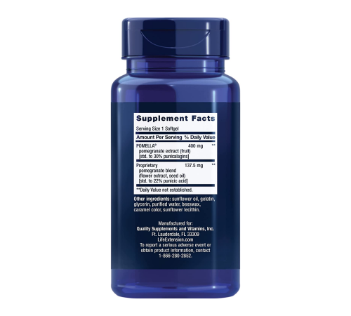 Гранатовый комплекс, Pomegranate Complete, Life Extension, 30 капсул