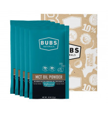 Порошок масла MCT, MCT Oil Powder, Bubs Naturals, 14 пакетиков