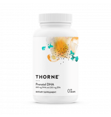 ДГК для беременных и кормящих мам, Prenatal DHA, Thorne, 60 желатиновых капсул