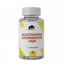 Глюкозамин Хондроитин с МСМ, Glucosamine chondroitin MSM, Prime Kraft, 90 таблеток
