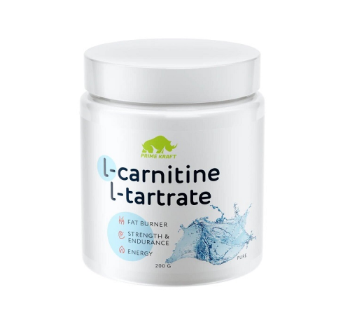 L-карнитин L-тартрат, L-carnitine L-tartrate, Prime Kraft, 200 г.
