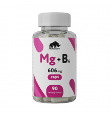 Магний с Витамином В6, Magnesium B6, Prime Kraft, 90 капсул