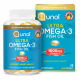 Омега-3 1000 мг, Omega-3 Mini Softgels, Qunol, 60 капсул