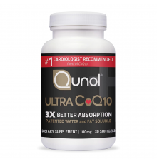 Ультра Q10 100 мг, Ultra CoQ10 100 mg, Qunol, 30 капсул