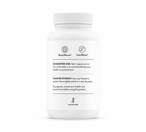 R-липоевая кислота 100 мг, R-lipoic acid 100 mg, Thorne Researc, 60 капсул