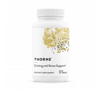 Комплекс для снижения тяги к еде и стресса, Craving and Stress Support, Thorne, 60 капсул
