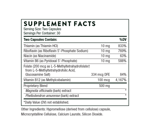 Craving and Stress Support (Relora Plus), Комплекс для снижения тяги к еде и стресса, Thorne Research, 60 капсул