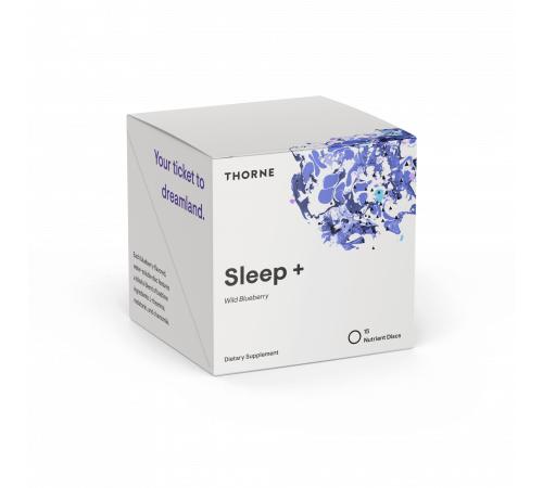 Комплекс для улучшения сна, Sleep +, Thorne, 15 питательных дисков