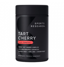 Концентрат вишни, Tart Cherry, Sports Research, 60 капсул