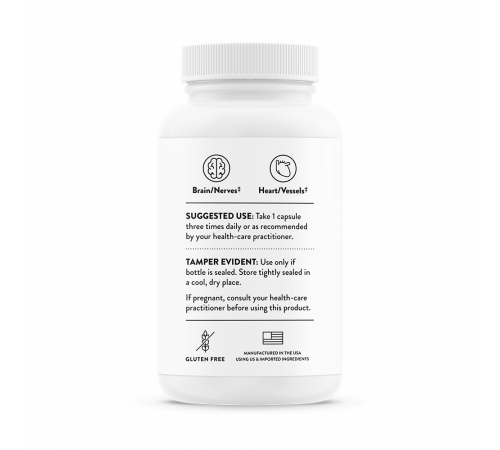 L-Карнитин, L-Carnitine, Thorne Research, 60 капсул