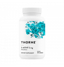 Метилфолат (Фолиевая кислота), 5-MTHF 5 mg, Thorne, 60 капсул