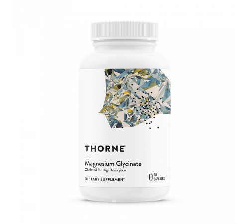 Глицинат магния, Magnesium Glycinate, Thorne, 90 капсул