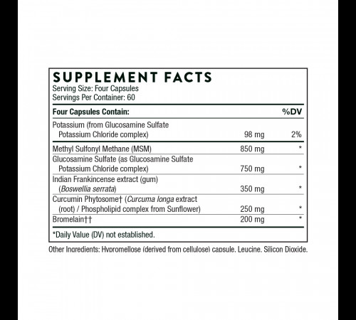 Формула для мышц и суставов, Joint Support Nutrients (AR-Encap), Thorne, 240 капсул