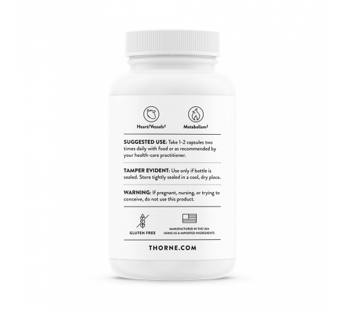 Берберин, Berberine, Thorne, 60 капсул