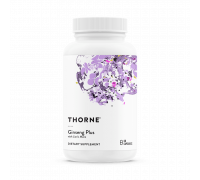 Комплекс женьшеня с горным чаем и львиной гривой, Ginseng Plus with Lion's Mane, Thorne, 60 caps